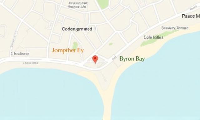 Static map thumbnail showing location of 52 Seaview Terrace, Byron Bay